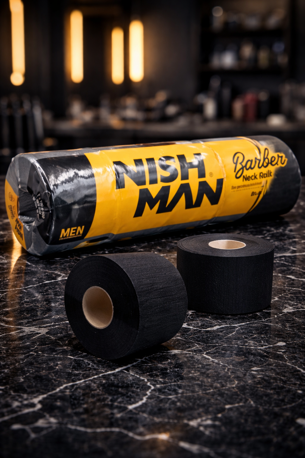 papel cuello nishman negro