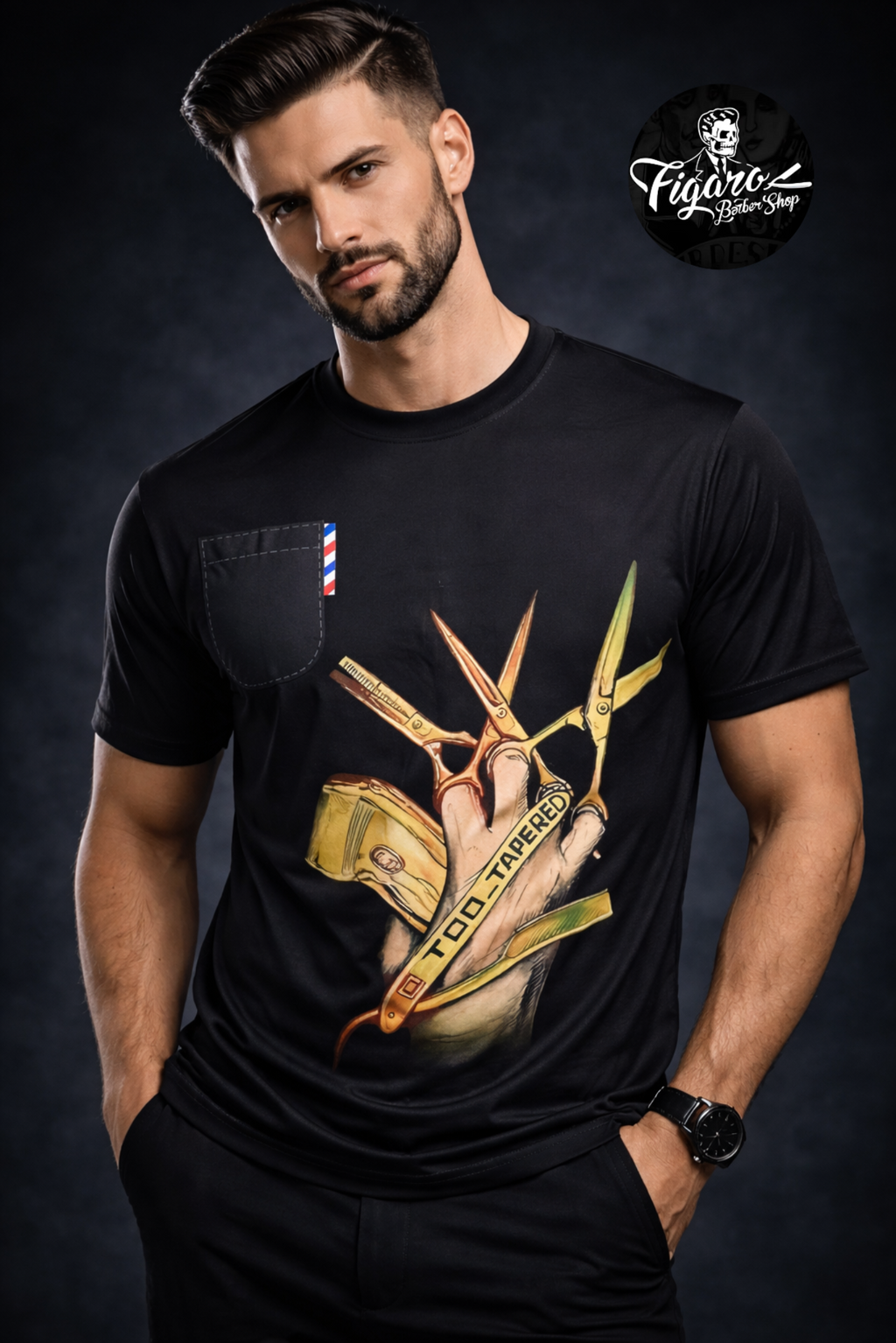 Camisa de barbero Personalizado