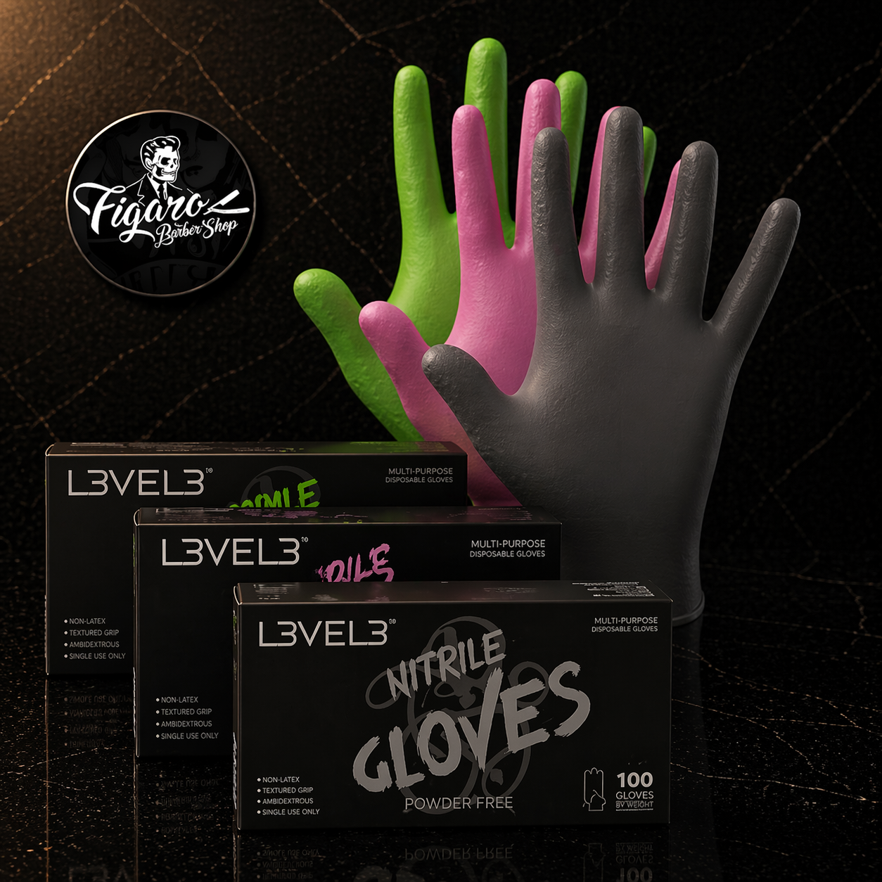 Guantes de nitrilo Level3
