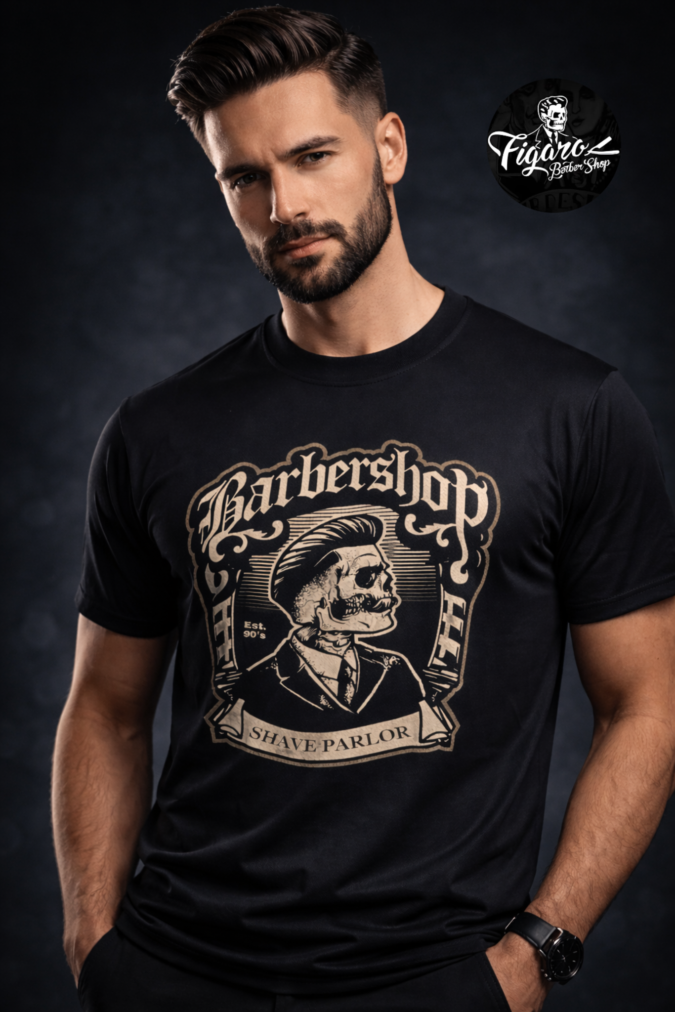 Camisa de barbero Personalizado