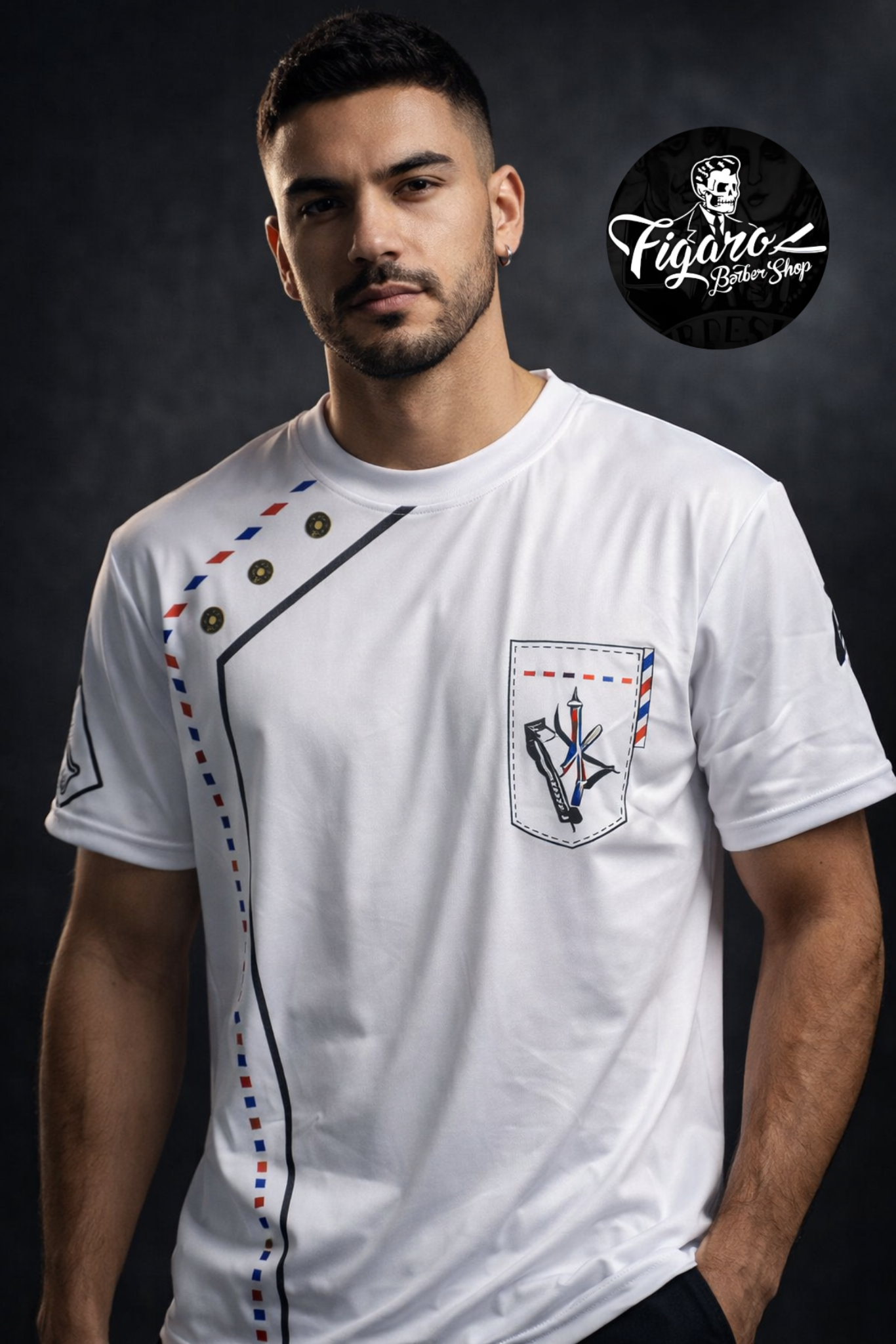 Camisa de barbero Personalizado