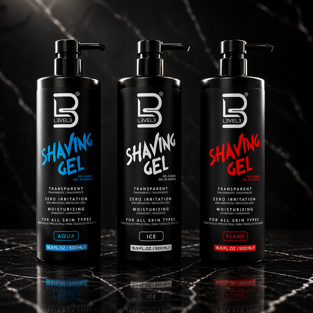 Shaving gel Level3 500ml