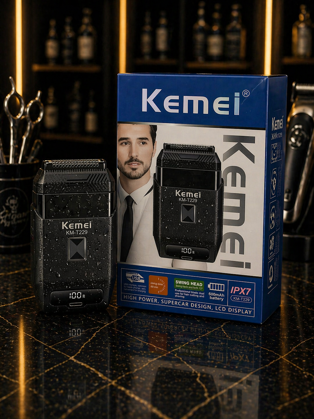 Shaver Kemei T229