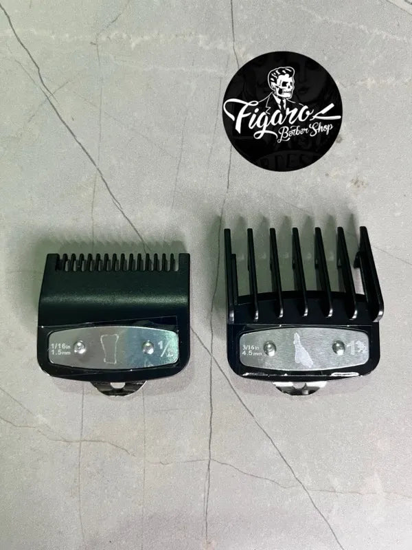Par de guías especiales con clip de metal